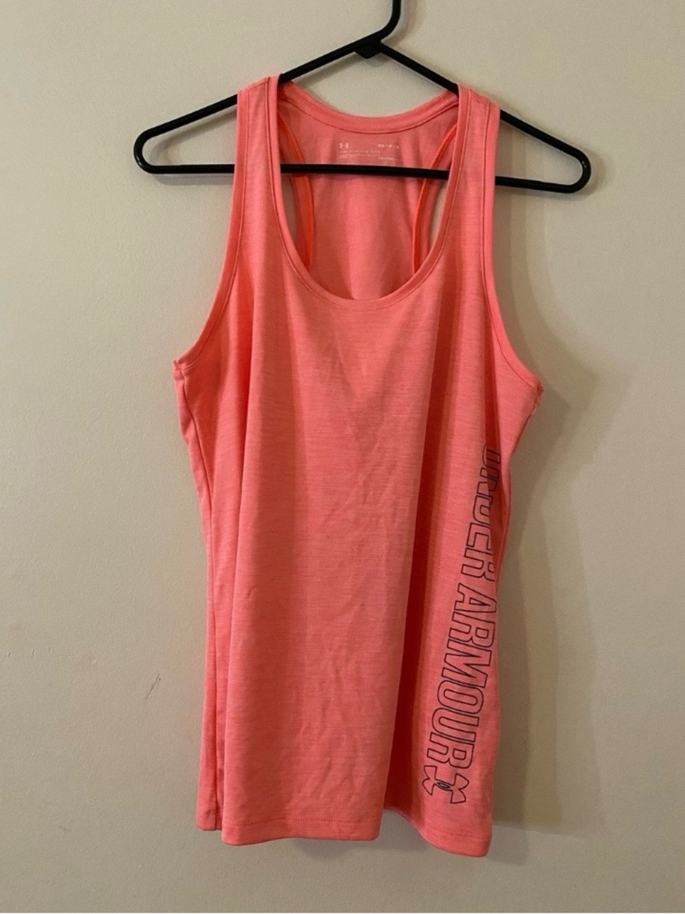 Under Armour Women’s Coral Pink Performance racer back Tank
